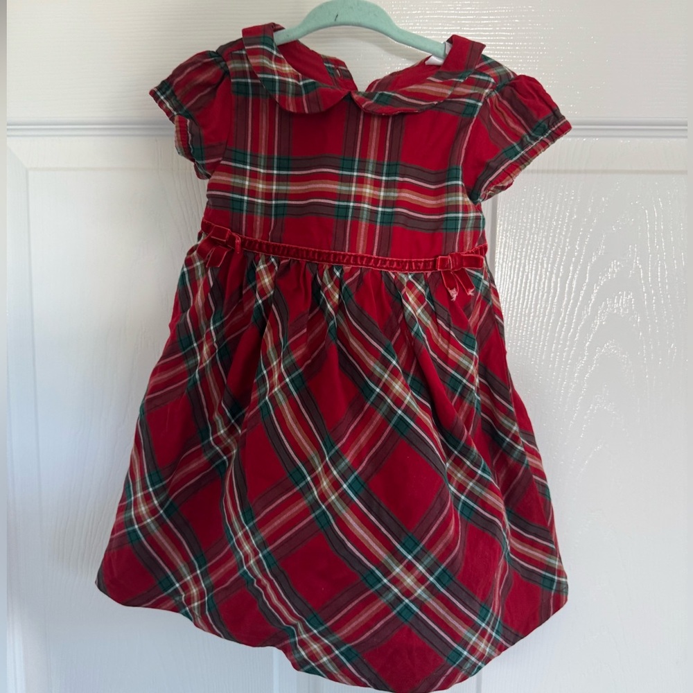 Carter's Red Plaid Kids Dress
